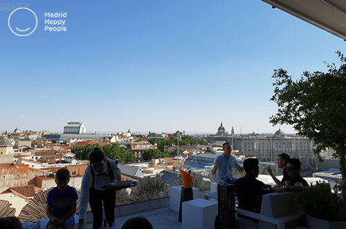 ginkgo sky bar - terrazas en madrid - vistas de madrid