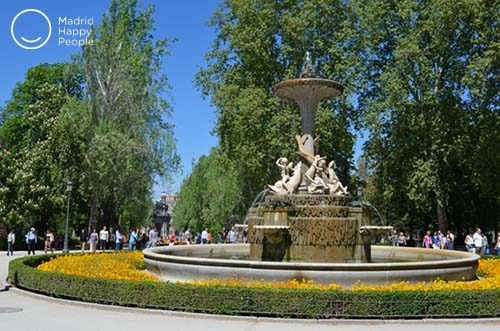 fuentes parque del retiro - El Retiro - parque del retiro - parques en madrid - el ángel caido - jardines del retiro - 