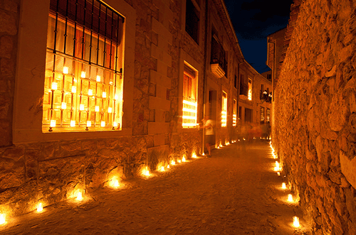 pedraza - noche de las velas pedraza - escapadas cerca de madrid - pueblos más bonitos de españa