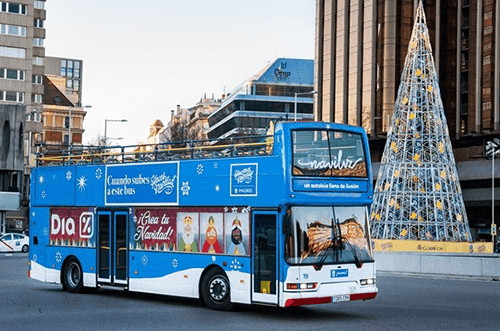 naviluz 2022 - bus navideño madrid - autobús navidad madrid