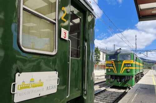 tren de felipe II - trenes madrid - tren el escorial