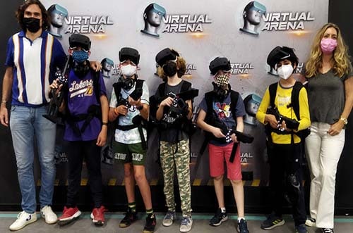 virtual arena - realidad virtual madrid - cumpleaños niños madrid