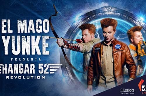 hangar 52 revolution - el mago yunke - mago yunke madrid - magia madrid - espectaculos magia madrid