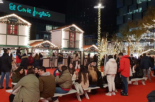 mercado navidad el corte inglés castellana - mercados navidad madrid - mercadillos navideños madrid