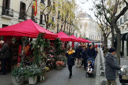 mercado de las flores navidad madrid - mercados navidad madrid