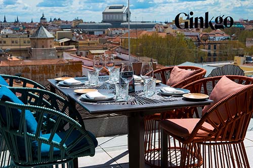 terraza Ginkgo Sky Bar - Terrazas en Madrid - Azoteas en Madrid
