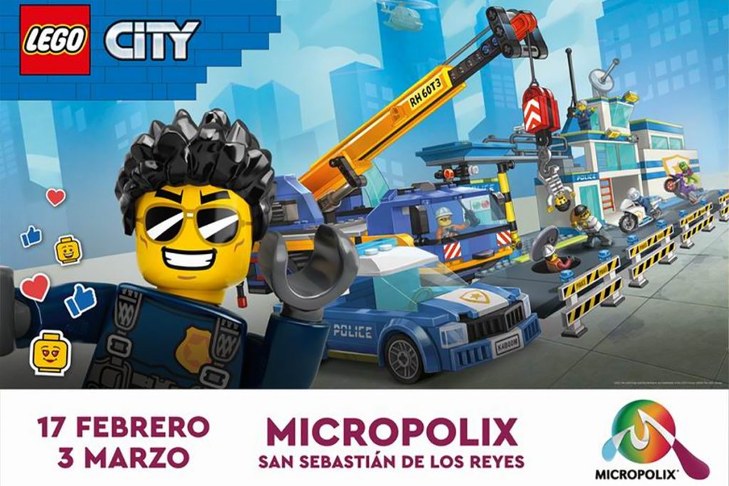 LEGO® CITY llega este sábado al centro de ocio infantil Micropolix