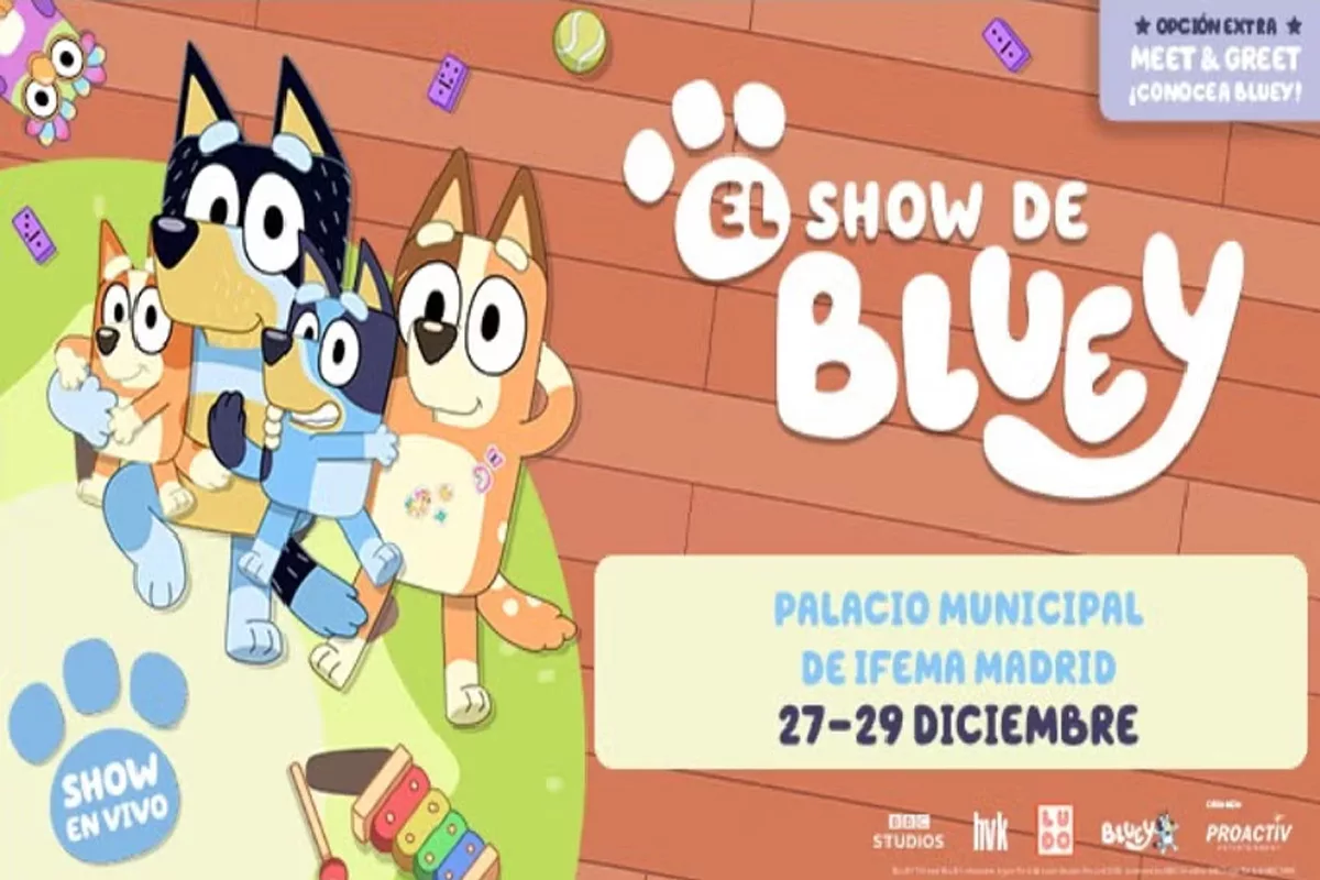 El show de Bluey en Madrid