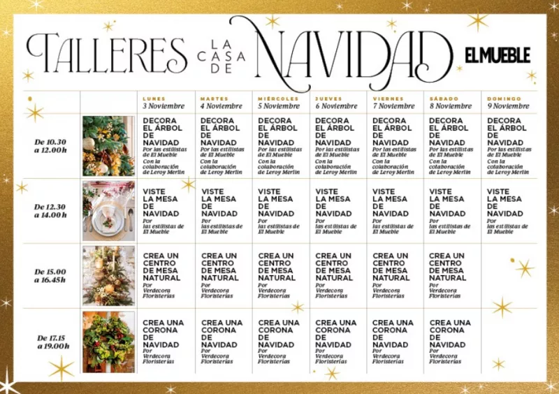 talleres La Casa de la Navidad El Mueble