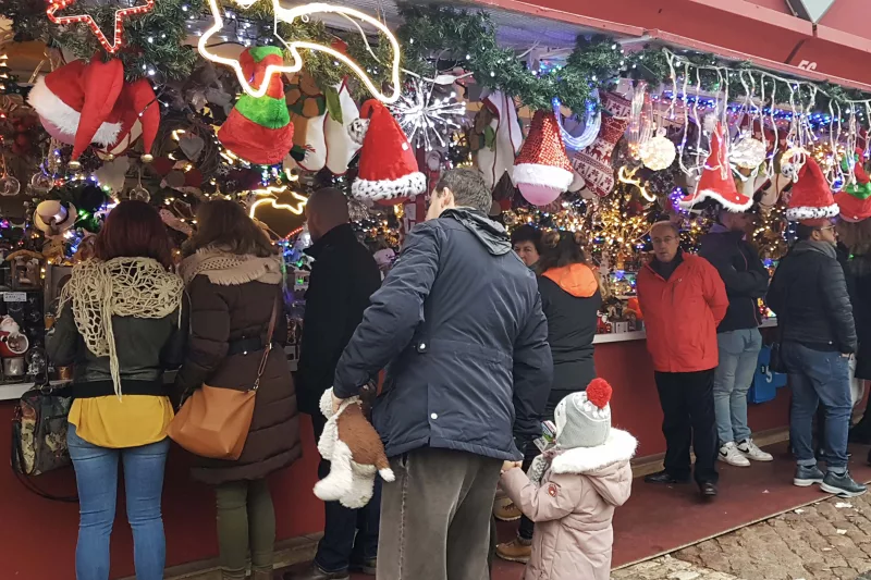 mercado navidad plaza mayor madrid