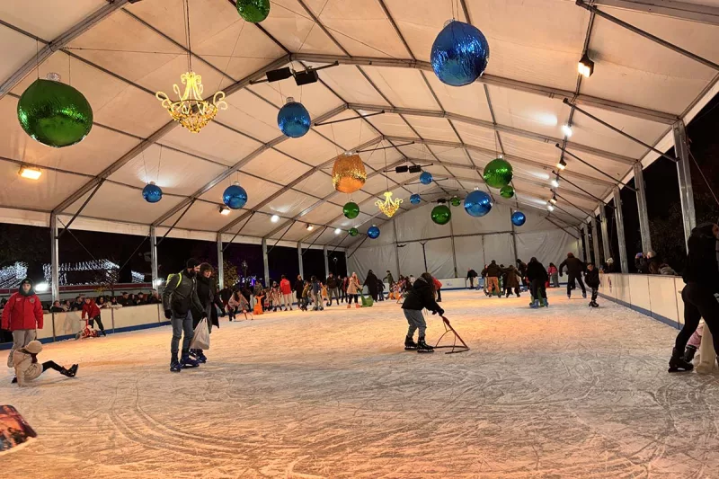 pista de hielo navipark