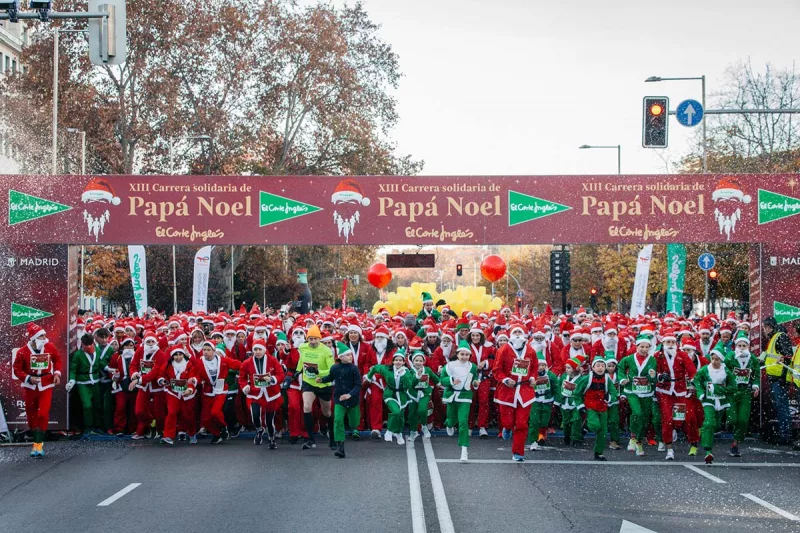 Carrera papa noel 