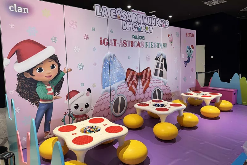 la casa de muñecas de Gabby en Caleido Madrid