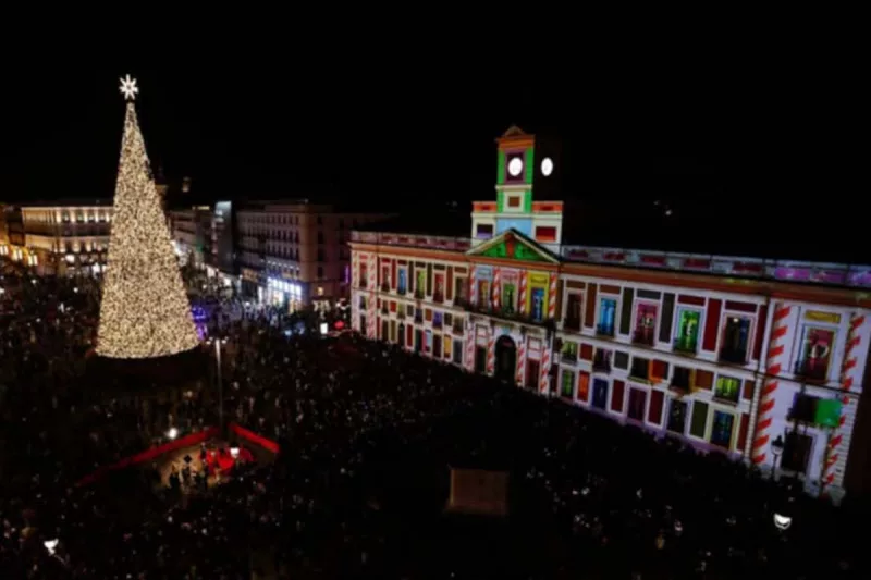 videomapping navidad puerta del sol 