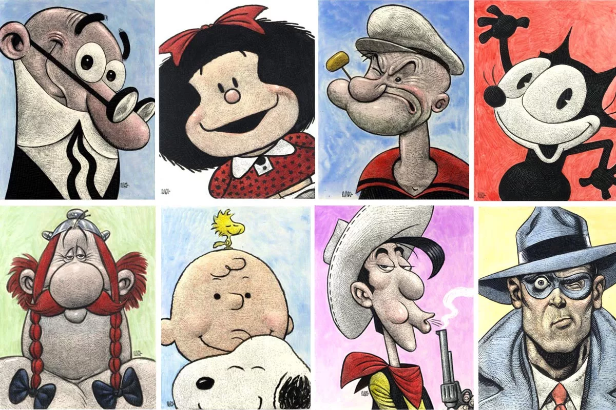 Exposición Héroes de Tinta en Madrid