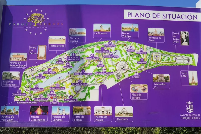 plano parque europa