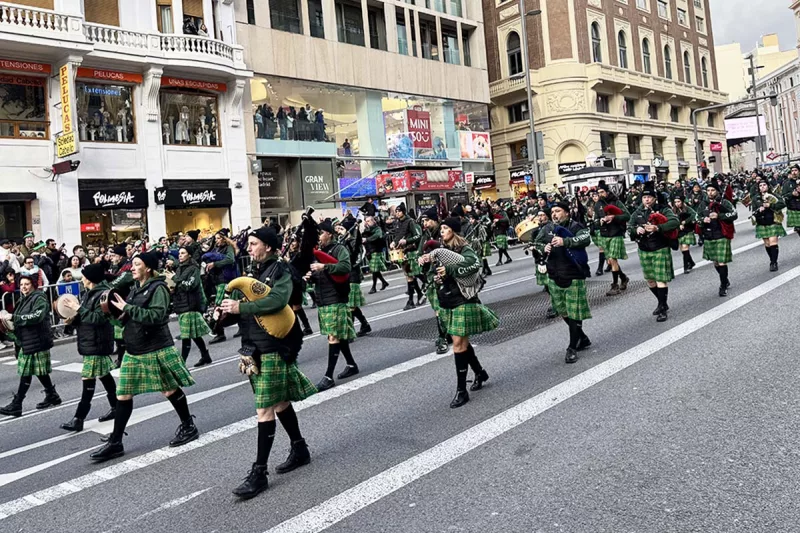desfile san patricio madrid
