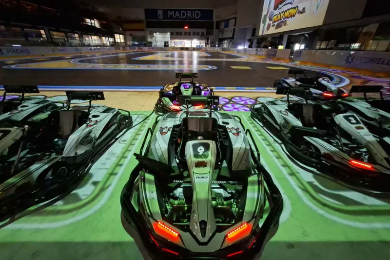 circuito y karts Mario Kart Madrid BattleKart
