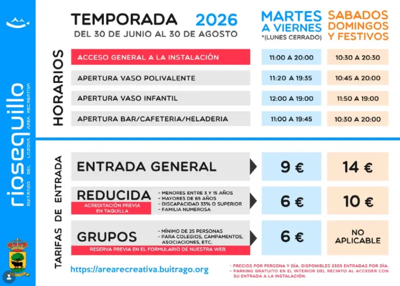 precios Riosequillo 2026