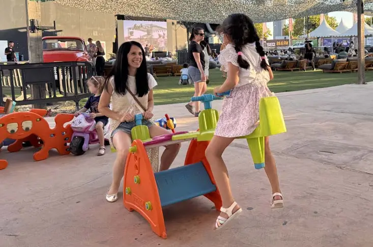 niños en Autocine Madrid