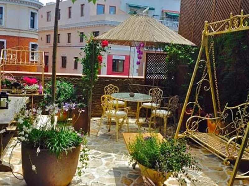 terraza salvador bachiller - jardín secreto salvador bachiller - terrazas en madrid
