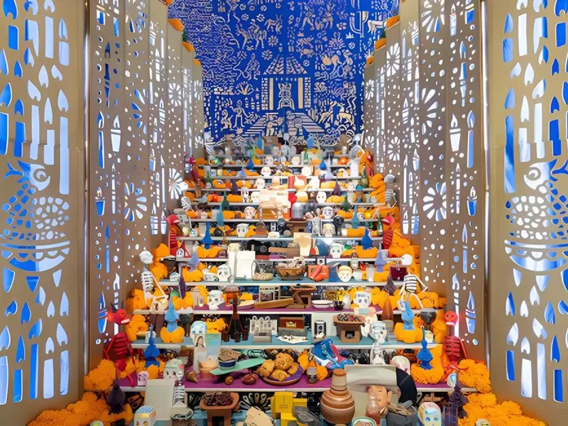 altar de muertos madrid casa mexico