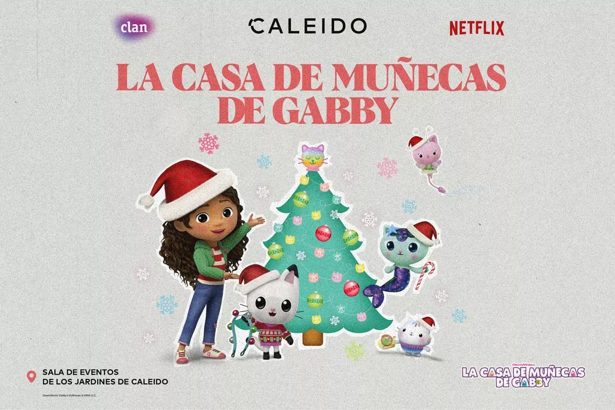 caleido en navidad - La casa de muñecas de Gabby