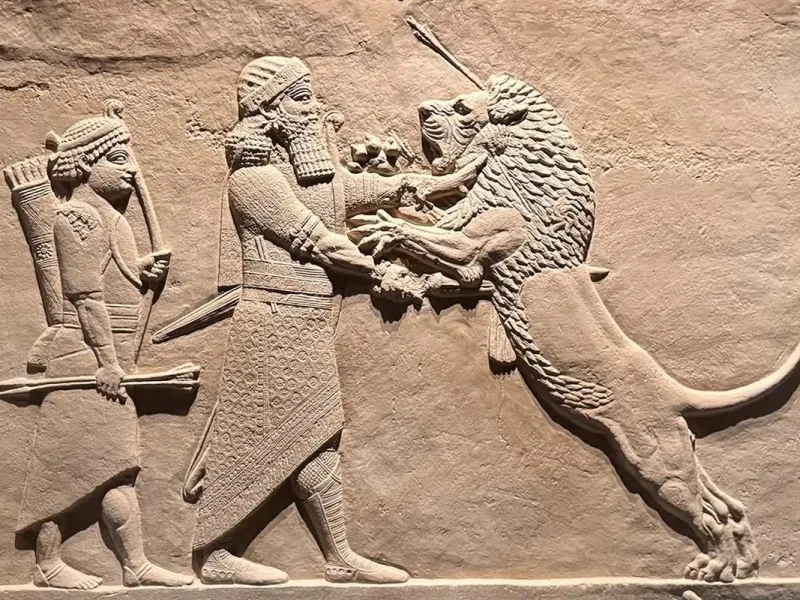 Soy Asurbanipal Rey del mundo Rey de Asiria caixaforum Madrid
