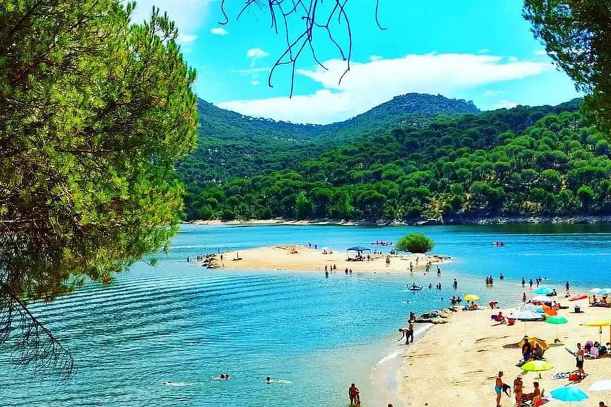 pantano de san juan - pantanos madrid - playas madrid