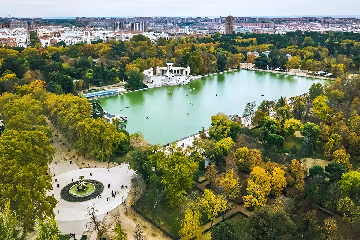 el retiro - parque del retiro - parques en madrid