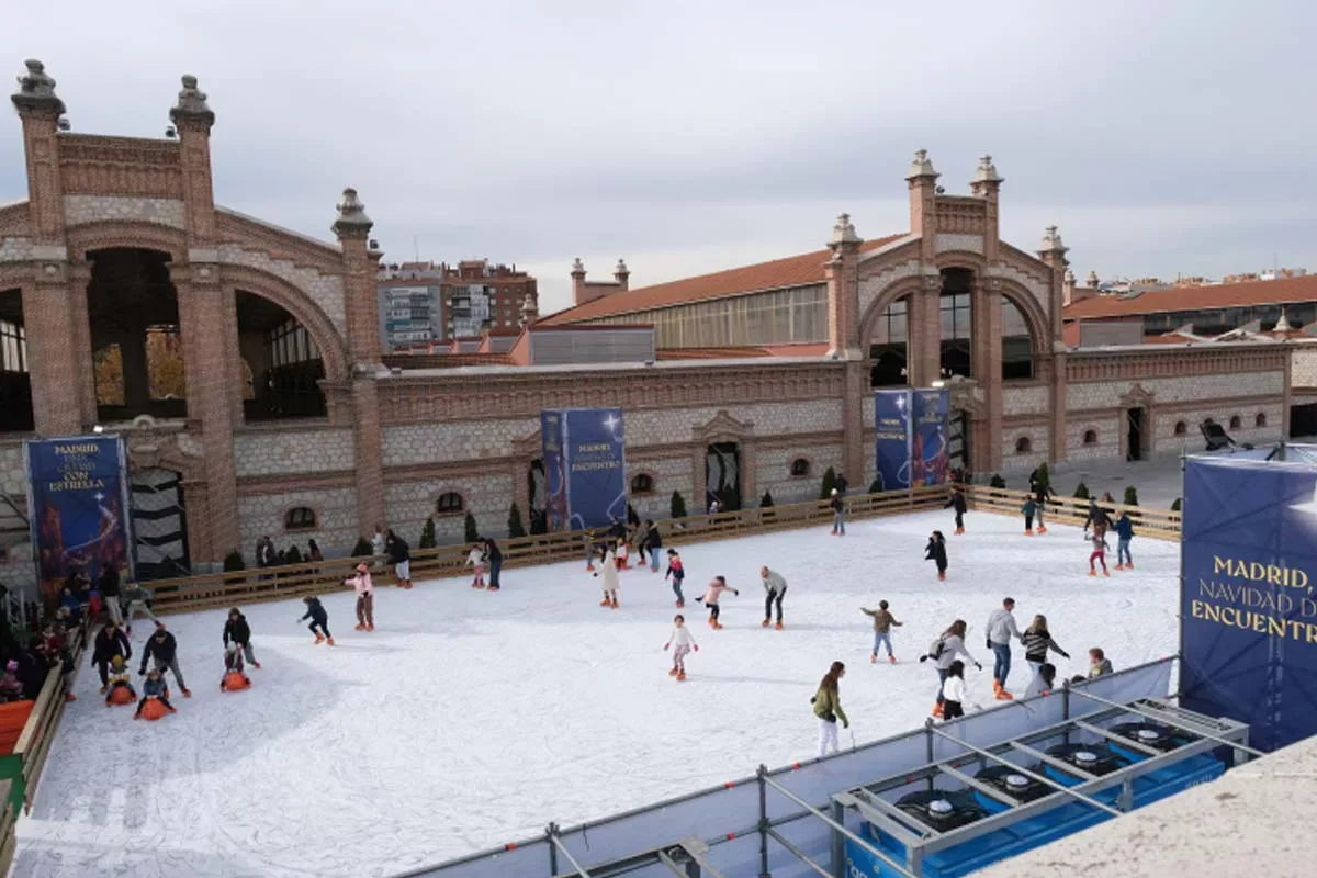 pista de hielo matadero - pista de hielo madrid